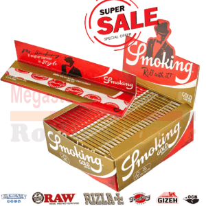 Cartine Smoking Gold King Size Slim – 50 Libretti