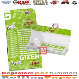 Cartine Gizeh Super Fine Lunghe King Size Slim +Tips Filtri