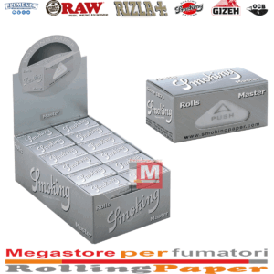 Cartine Smoking rolls master ultra slim 4 metri rullo 24 rotoli