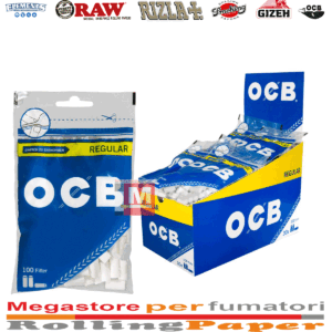Filtri OCB Regular 7,5mm Lunghi – 10 x 100 Filtri