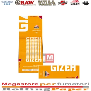 Cartine Gizeh Yellow Originale Corte – 50 Libretti