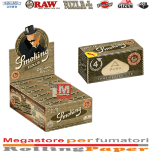 Cartine Smoking Organic Rolls Bio – King Size Slim 24 Rotoli