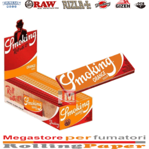 Cartine Smoking Orange Corte – 50 Libretti Regolari Arancioni