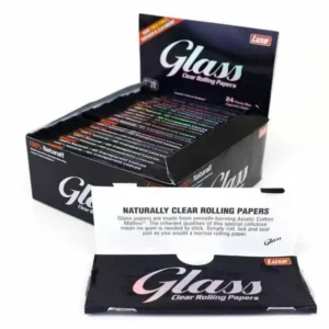 Cartine Glass Clear Cellulosa King Size – 24 Libretti