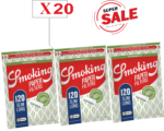 Filtri Smoking Slim Lunghi in Carta – 6 x 22 mm – 20 x 120 Filtri